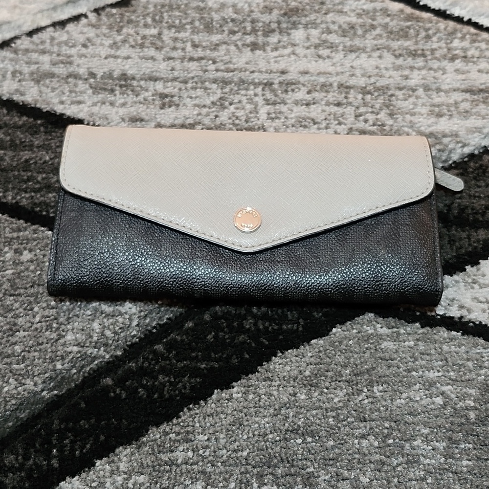 MICHAEL KORS GREENWICH SIGNATURE CROSSGRAIN LEATHER CARRY-ALL WALLET